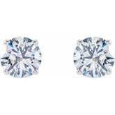 14K White 1 1/4 CTW Lab-Grown Diamond Stud Earrings